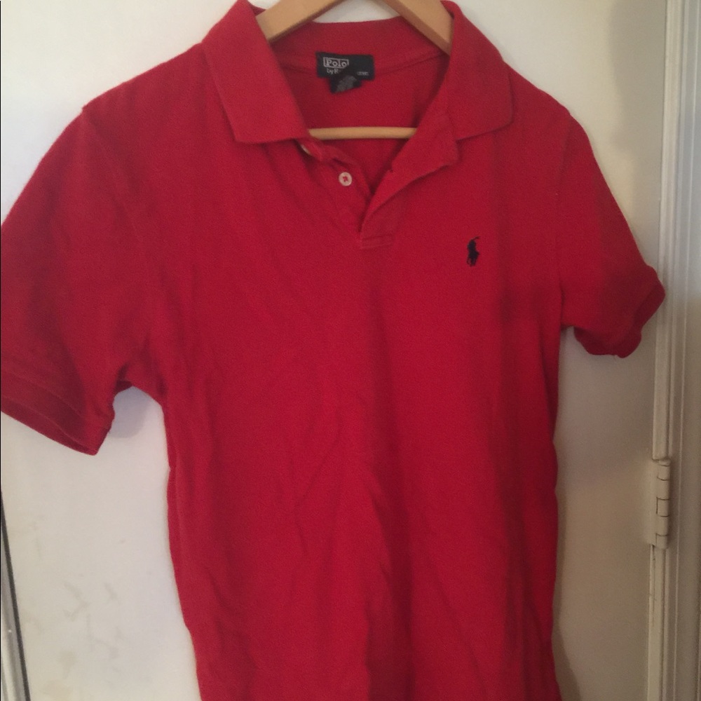 Big Kids Polo Size XL (20) Red